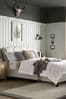 Wool Blend Natural Stone Hartford Upholstered Bed Frame
