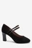 Black Forever Comfort® Mary Jane Shoes, Regular/Wide Fit