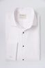 MOSS White Marcella Regular Collar Tailored Fit Dress Shirt