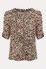Phase Eight Natural Brooke Print Top
