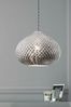 Chrome Glamour Easy Fit Pendant Lamp Shade