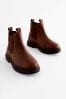 Chocolate Brown Chelsea Boots
