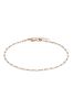 Beaverbrooks Silver and Rose Gold Plated Sparkle Anklet