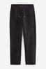 Black Tailored Ponte Taper Trousers