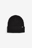 Black Rib Beanie Hat (1-16yrs)