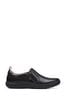 Clarks Black Leather Nalle Lilac Shoes