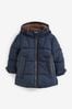 Marineblau - Wattierter Mantel mit Fleece-Futter (3 Monate bis 7 Jahre)