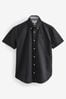 Black desmond & dempsey black pajama shirt, Regular