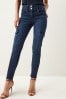 Dunkelblau - Cargo-Jeans mit Lift, Slim And Shape, Regular