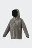 adidas Charcoal Grey Kids Sportswear Future Icons All-Over Print Hoodie