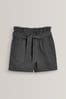 Grau - Schul-Shorts mit Paperbag-Taille (3-16yrs)