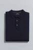 Black Next Knitted Polo Shirt