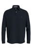 Grey Tommy Hilfiger 1985 Regular Long Sleeve Polo Shirt