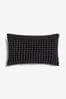 Black 40 x 59cm Global Bobble Cushion, 40 x 59cm