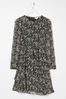 FatFace Black Charlotte Abstract Butterfly Dress