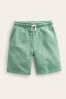 Boden Green Garment-Dyed Cotton Shorts