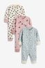 Bright Abstract Baby 3 Pack Footless Sleepsuits (0mths-3yrs)