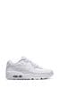 White Nike Air Max 90 Youth Trainers