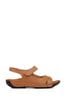 Pavers Tan Ladies Touch Fasten High Sandals