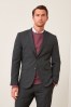 Wool Mix Textured Suit: Jacket