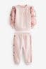 Baker by Ted Baker (0-6yrs) Pink Organza Sweater Poudre and Jogger Set