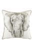 Evans Lichfield Safari Elephant Printed Polyester Filled Cushion