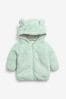 Pink Fleece Hooded Baby Jacket (0mths-2yrs)