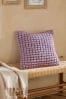 Lilac Purple 43 x 43cm Global Bobble Cushion, 43 x 43cm