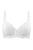 Pour Moi White Padded Flora Lightly Padded Underwired Bra