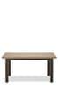Dark Bronx Oak Effect Rectangle 6 to 8 Seater Extending Dining Table