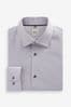 Flieder-Violett - Reguläre Passform - Single Cuff Easy Care Textured Shirt, Regular Fit