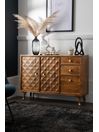 Dark Lloyd Mango Wood Slim Sideboard