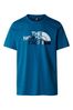 The North Face Blue Mens Mountain Line Short Sleeve T-Shirt