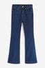 Inky Blue Stretch Flare Jeans