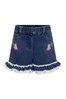 Baby Girls Blue Cotton Shorts