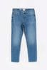 Dark Blue River Island Slim Jeans