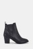 Black Novo Devan Block Heel Chelsea Boots, Regular Fit