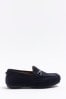 River Island Blue Boys Suede Loafers