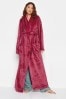 Long Tall Sally Red Stitch Detail Shawl Collar Maxi Robe