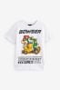 White Mario Kart Gaming T-Shirt (3-16yrs)