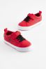 Red Wide Fit (G) Spiderman Touch Fastening Elastic Lace Trainers, Wide Fit (G)