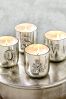 Silver Monogram Sparkle Midnight Patchouli & Amber Candle