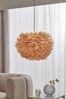 Lipsy Nude Feather Ceiling Light Shade