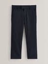 Navy Regular Waist School Formal Slim Leg Trousers (3-17yrs)