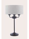 Laura Ashley Black Sorrento Table Lamp
