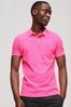 Superdry Pink Destroyed Polo Shirt