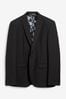 Черный - Зауженный крой - Two Button Suit Jacket, Slim Fit