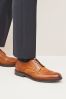 Tan Brown Leather Derby Brogues