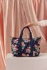 Cath Kidston Navy Blue Geranium Print Cath Kidston Overnight Travel Bag