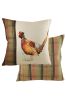 Evans Lichfield Hunter Pheasant Printed Polyester Filled Cushion